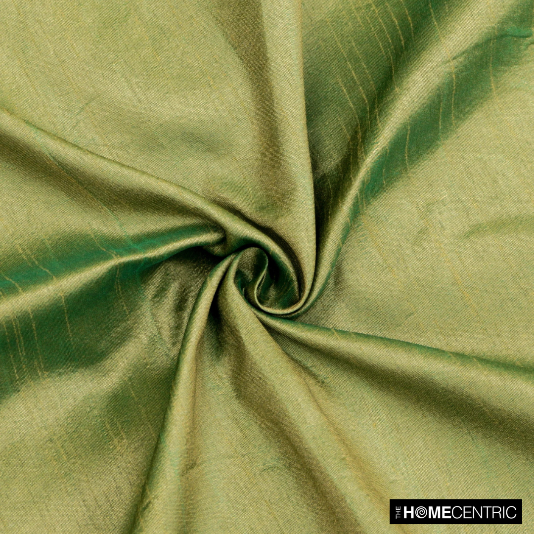 Apple Green Faux Silk Fabric By The Yard