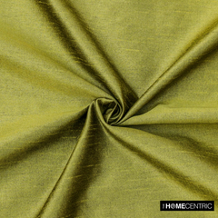 Olive Green Faux Silk Fabric By The Yard