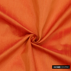 Orange Faux Silk Fabric By The Yard