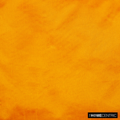 Saffron Orange Art Silk / Faux Silk Fabric By The Yard