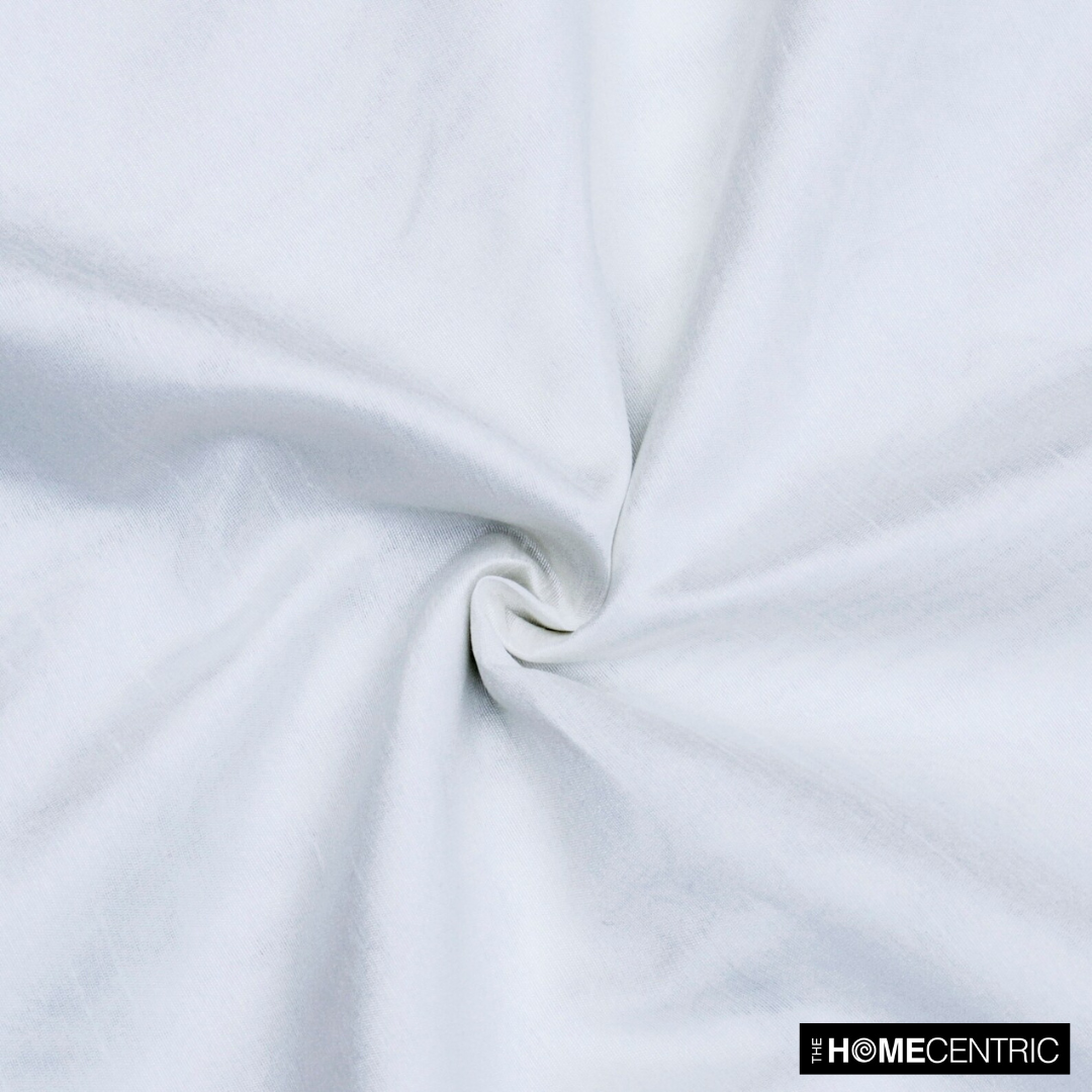 White Faux Silk Fabric By The Yard