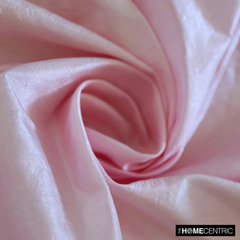 Soft Pink Art Silk / Faux Silk Fabric By The Yard