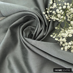 Smokey Green Art Silk / Faux Silk Fabric By The Yard