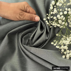 Smokey Green Art Silk / Faux Silk Fabric By The Yard