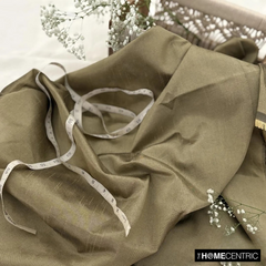 Antique Gold Art Silk / Faux Silk Fabric By The Yard