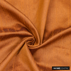 Dark Rust Faux Silk Fabric By The Yard