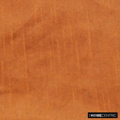 Dark Rust Art Silk / Faux Silk Fabric By The Yard