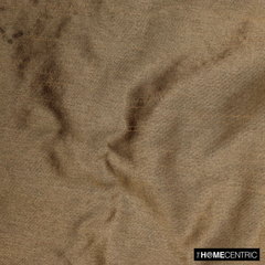 Medium Brown Art Silk / Faux Silk Fabric By The Yard