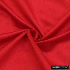 Blood Red Faux Silk Fabric By The Yard