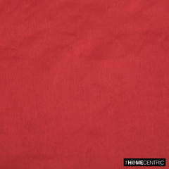 Blood Red Art Silk / Faux Silk Fabric By The Yard