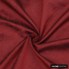 Deep Red Faux Silk Fabric By The Yard
