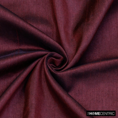 Dark Maroon Faux Silk Fabric By The Yard