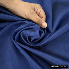 Royal Blue Art Silk / Faux Silk Fabric By The Yard