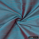 Blue And Red Faux Silk Fabric By The Yard