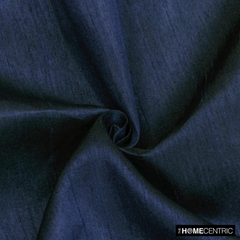 Navy Blue Faux Silk Fabric By The Yard