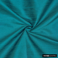 Teal Blue Art Silk/Faux Silk Fabric by the Yard