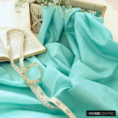 Sea Green Art Silk / Faux Silk Fabric By The Yard