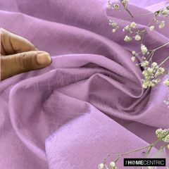 Lilac Art Silk / Faux Silk Fabric By The Yard