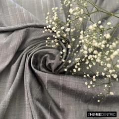 Gray Silk Dupioni Fabric By The Yard