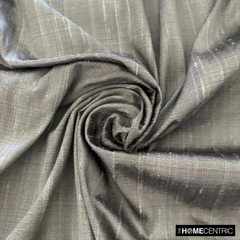 Gray Silk Dupioni Fabric By The Yard
