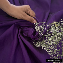 Purple Silk Dupioni Fabric By The Yard