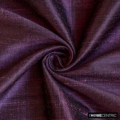 Wine Silk Dupioni Fabric By The Yard