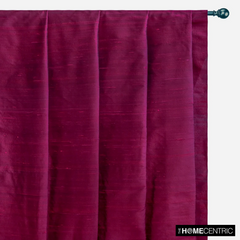 Magenta Silk Dupioni Fabric By The Yard