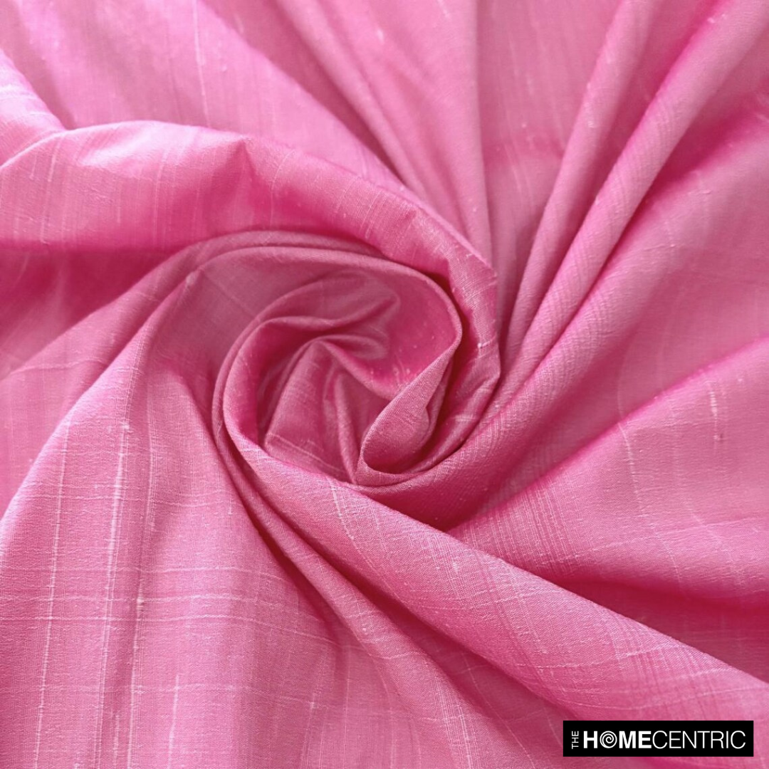 Light Pink Silk Dupioni Fabric By The Yard