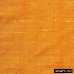 Saffron Orange Silk Dupioni Fabric By The Yard