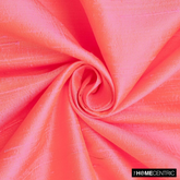 Pink, Gold Silk Dupioni Fabric By The Yard