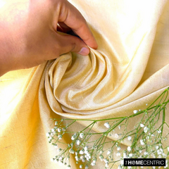 Light Gold Silk Dupioni Fabric By The Yard