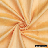 Mustard Orange Silk Dupioni Fabric By The Yard