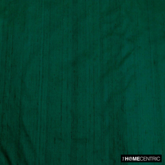 Dark Green Silk Dupioni Fabric By The Yard