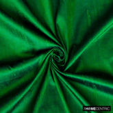 Forest Green Silk Dupioni Fabric By The Yard