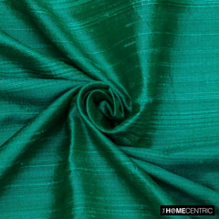 Light Emerald Green Silk Dupioni Fabric By The Yard