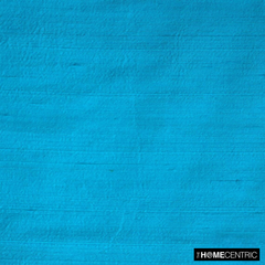 Peacock Blue Silk Dupioni Fabric By The Yard