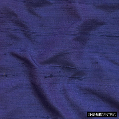 Dark Blue Silk Dupioni Fabric By The Yard