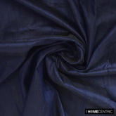 Navy Blue Silk Dupioni Fabric By The Yard