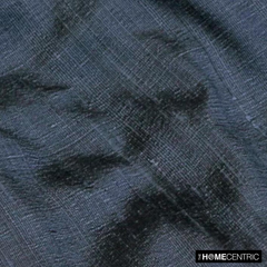 Midnight Blue Silk Dupioni Fabric By The Yard