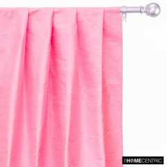 Light Pink 100% Pure Silk Dupioni Fabric By The Yard