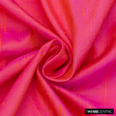 Pink, Orange 100% Pure Silk Fabric By The Yard
