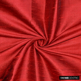Deep Red 100% Pure Silk Fabric By The Yard