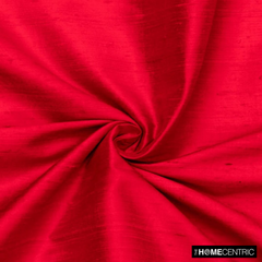 Blood Red 100% Pure Silk Fabric By The Yard