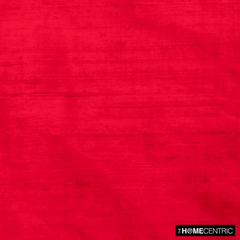 Blood Red 100% Pure Silk Dupioni Fabric By The Yard