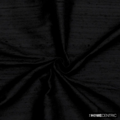 Black 100% Pure Silk Fabric By The Yard