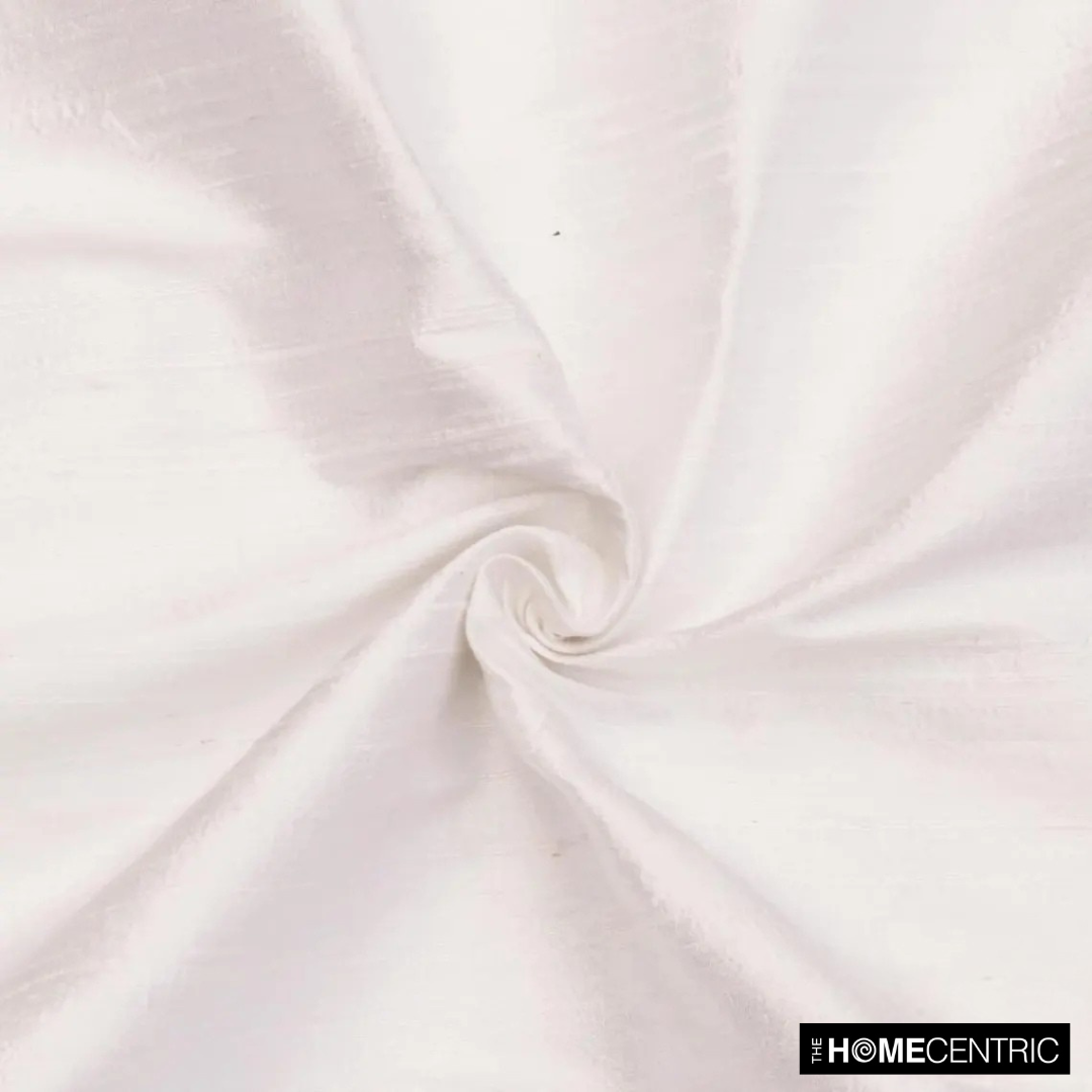 Ivory 100% Pure Silk Fabric By The Yard