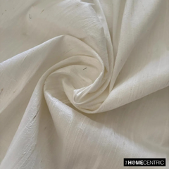 Ivory 100% Pure Silk Dupioni Fabric By The Yard