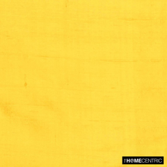 Bright Yellow 100% Pure Silk Dupioni Fabric By The Yard