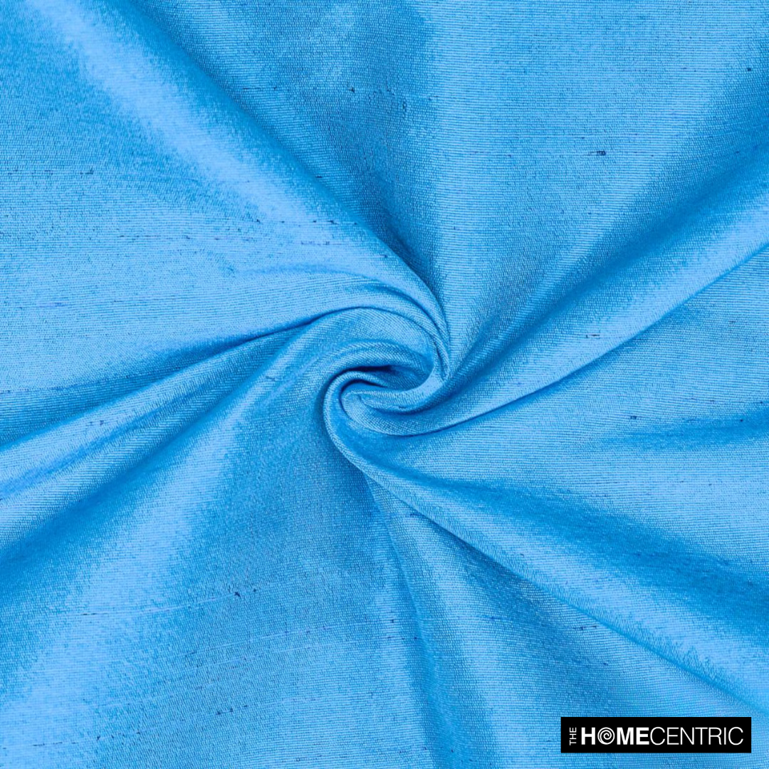 Blue Art Silk/Faux Silk Fabric by the Yard