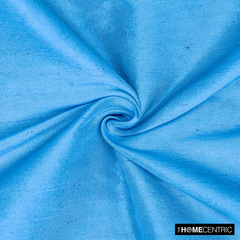 Blue Art Silk/Faux Silk Fabric by the Yard